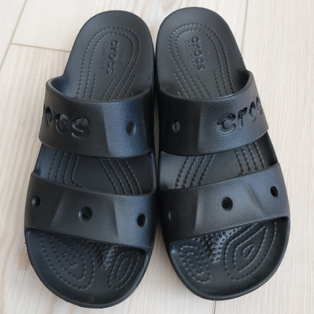 Crocs Baya Platform Slide Sandals - Picture 2 of 6